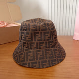 Pre Order Luxury Double Letter Design Logo Bucket Hat