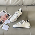 Pre Order Luxury Side Logo Design Frayed Platform Trainers