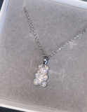 Diamanté Bear Necklace