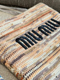 Pre Order Luxury Logo Crochet Tote Bag