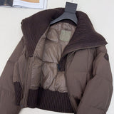 Pre Order Cropped Cord Style Luxury Logo Jacket