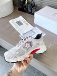 Pre Order White Runners With Luxury Red Design
