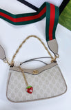 Pre Order Cross Body Luxury Strawberry Chain Logo Bag