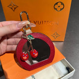Pre Order Cherry Mirror Luxury Logo Design Keychain
