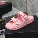 Pre Order Luxury CC Slides In Pink