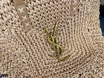 Pre Order Luxury Gold Letter Logo Basket Bag