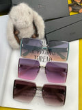 Pre Order Sparkle Logo Square Sunglasses