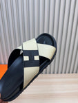 Pre Order Cross Strap Luxury Initial Logo Slides