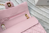 Pre Order Luxury Gold Logo Chain  Pink Bag
