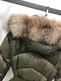 Pre Order Luxury Longline Padded Belted Coat