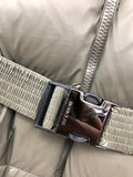 Pre Order Luxury Longline Padded Belted Coat