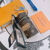 Pre Order Luxury Logo Vanity Case Scarf Keychain