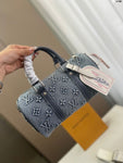 Pre Order Luxury Denim Logo Design Crossbody Bag