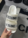 Pre Order Luxury Double Strap Logo Platform Slides (2 Colours)
