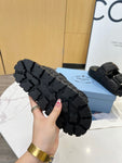 Pre Order Luxury Logo Crochet Double Strap Slides