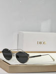 Pre Order Oval Metal Frame With Logo Detail Sunglasses