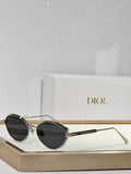 Pre Order Oval Metal Frame With Logo Detail Sunglasses