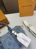 Pre Order Luxury Denim Logo Design Crossbody Bag
