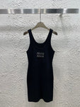 Pre Order Luxury Logo Midi Strap Dress (3 Colours)
