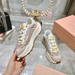 Pre Order Tech Fabric Luxury Logo Trainers