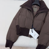 Pre Order Cropped Cord Style Luxury Logo Jacket