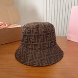 Pre Order Luxury Double Letter Design Logo Bucket Hat