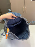 Pre Order Luxury Denim Logo Design Bucket Backpack