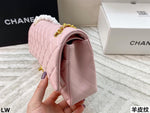 Pre Order Luxury Gold Logo Chain  Pink Bag