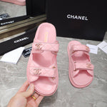 Pre Order Luxury CC Slides In Pink