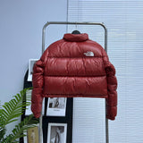 Pre Order Cropped Puff Coat In Red