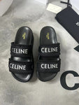 Pre Order Luxury Double Strap Logo Platform Slides (2 Colours)