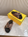 Pre Order Luxury Logo Cushion Cross Slides
