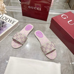 Pre Order Luxury FlatDouble G Logo Slides