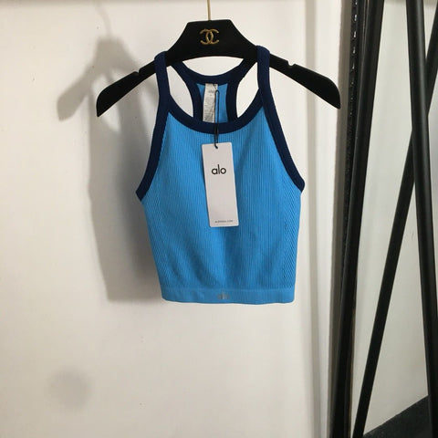 Pre Order Luxury Yoga Strap Crop Tees (4 Colours)