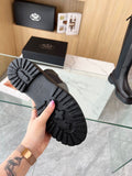 Pre Order Black Leather Luxury Logo Calf Boots