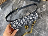 Pre Order Luxury Gold Logo Chain Mini Cross Body Bag