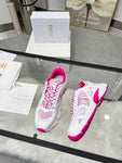 Pre Order Luxury CD Trainers In Pink