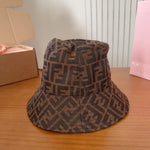 Pre Order Luxury Double Letter Design Logo Bucket Hat