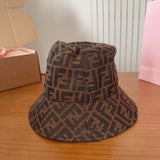 Pre Order Luxury Double Letter Design Logo Bucket Hat