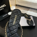Pre Order Flipflops With Luxury Chain Logo Design