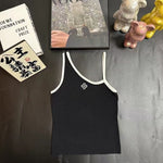 Pre Order Luxury Logo Strap Design Crop Top