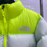 Pre Order Cropped Puff Coat In Lime