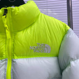 Pre Order Cropped Puff Coat In Lime