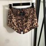 Pre Order Luxury Leopard Shorts & Bikini Top Set (2 Colours)