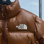 Pre Order Cropped Puff Coat In Brown