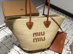Pre Order Luxury Double Logo Beach Bag