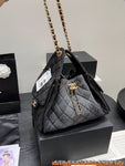 Pre Order Luxury Triangle Denim Bucket Bag (2 Colours)