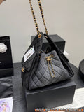 Pre Order Luxury Triangle Denim Bucket Bag (2 Colours)