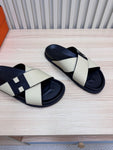 Pre Order Cross Strap Luxury Initial Logo Slides
