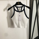 Pre Order Luxury Yoga Strap Crop Tees (4 Colours)